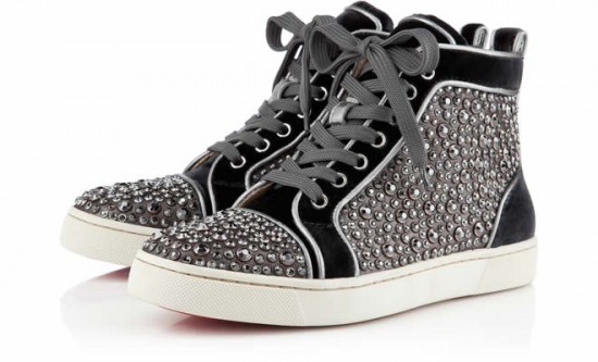 Christian Louboutin Louis Strass Silver, Men's Fashion, Footwear, Sneakers  on Carousell